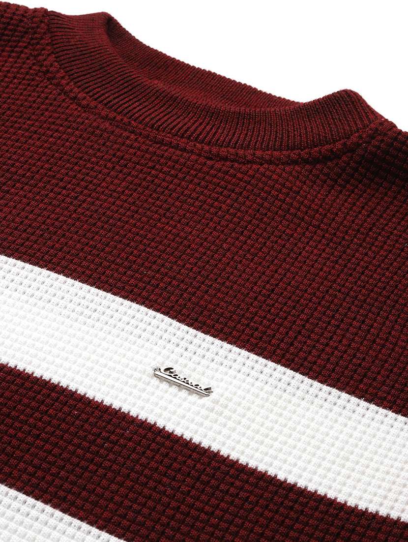 men striped long sleeve regular fit pullover  - 22086579 -  Standard Image - 4