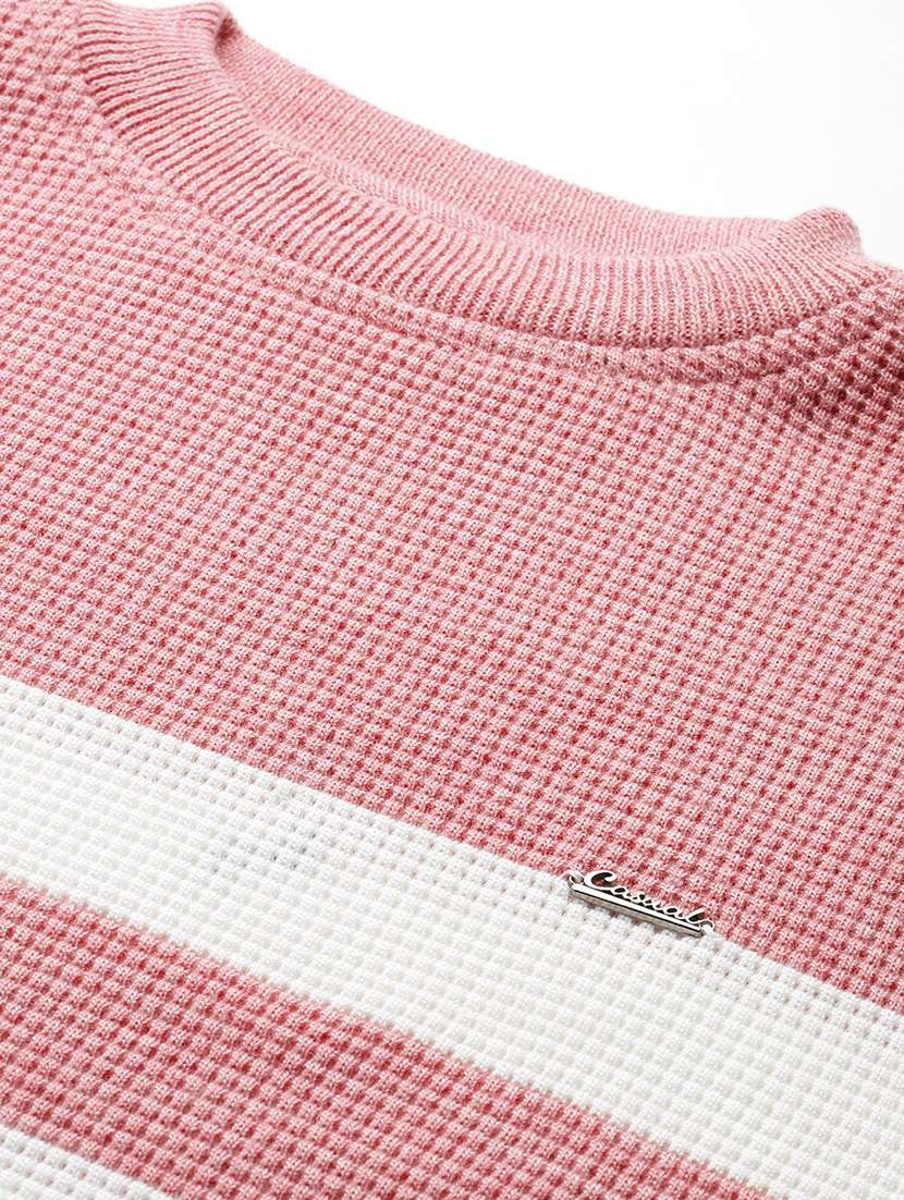 men striped long sleeve regular fit pullover  - 22086580 -  Standard Image - 4