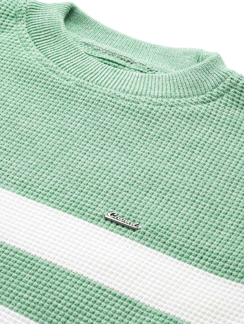 men striped long sleeve regular fit pullover  - 22086582 -  Standard Image - 4