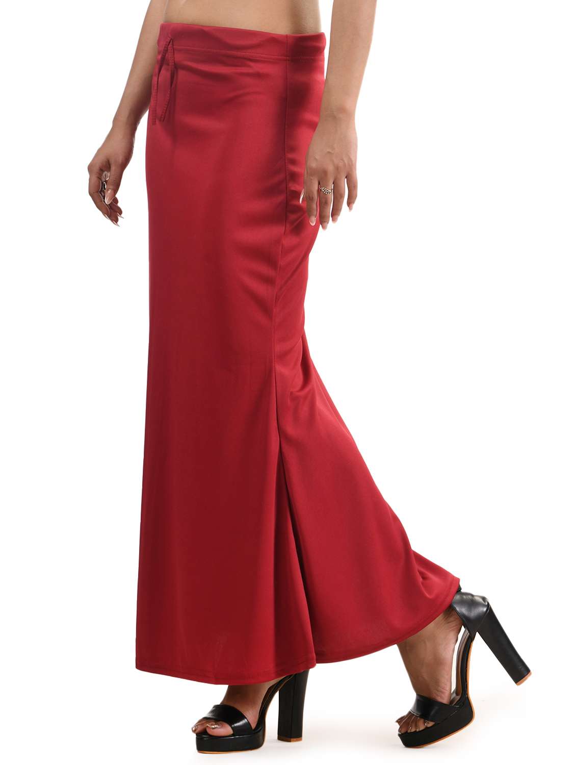 women solid mid rise saree shaper  - 22086616 -  Standard Image - 1