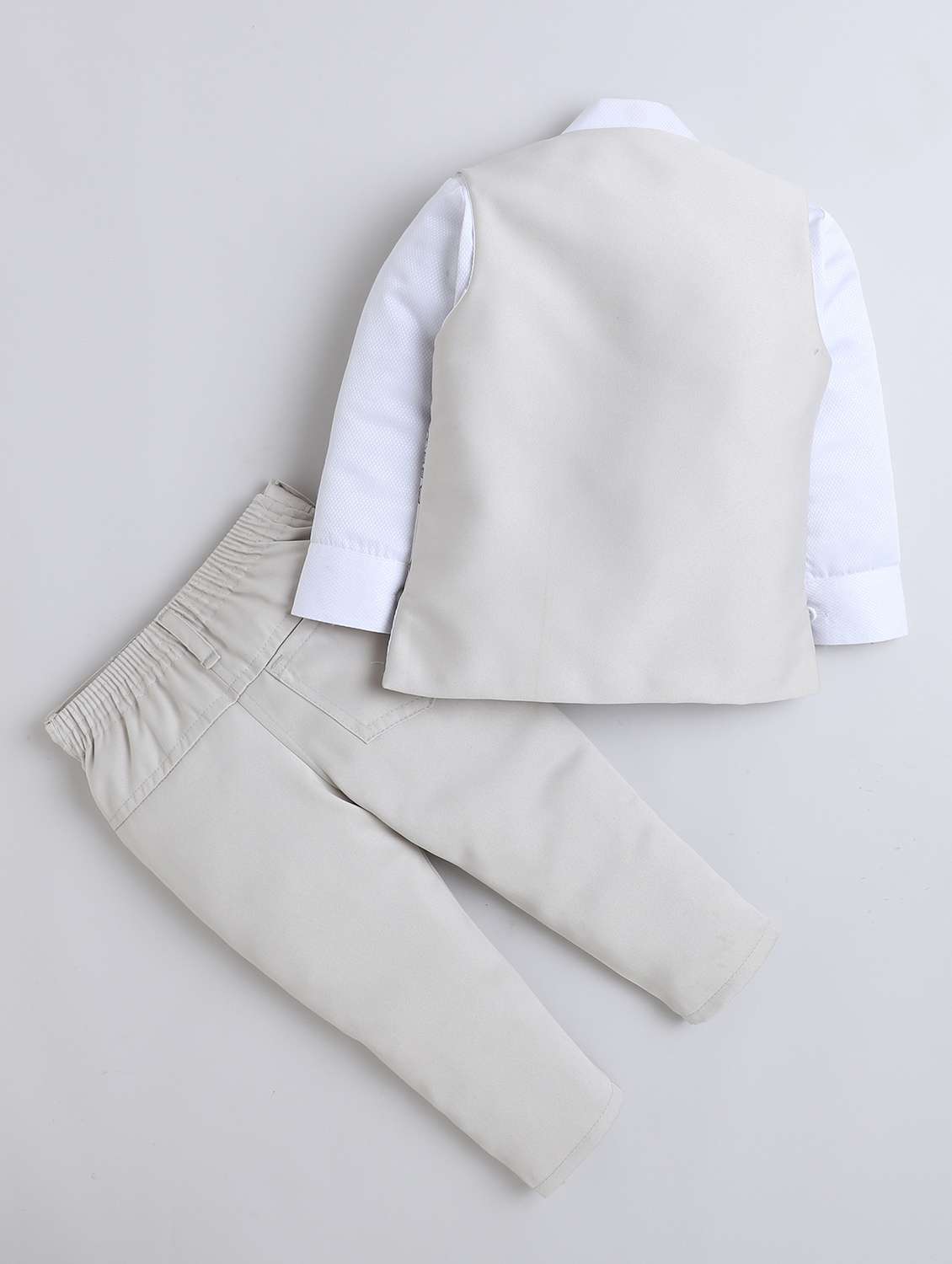 boys embroidered shirt and trouser with wasitcoat set - 22086690 -  Standard Image - 1