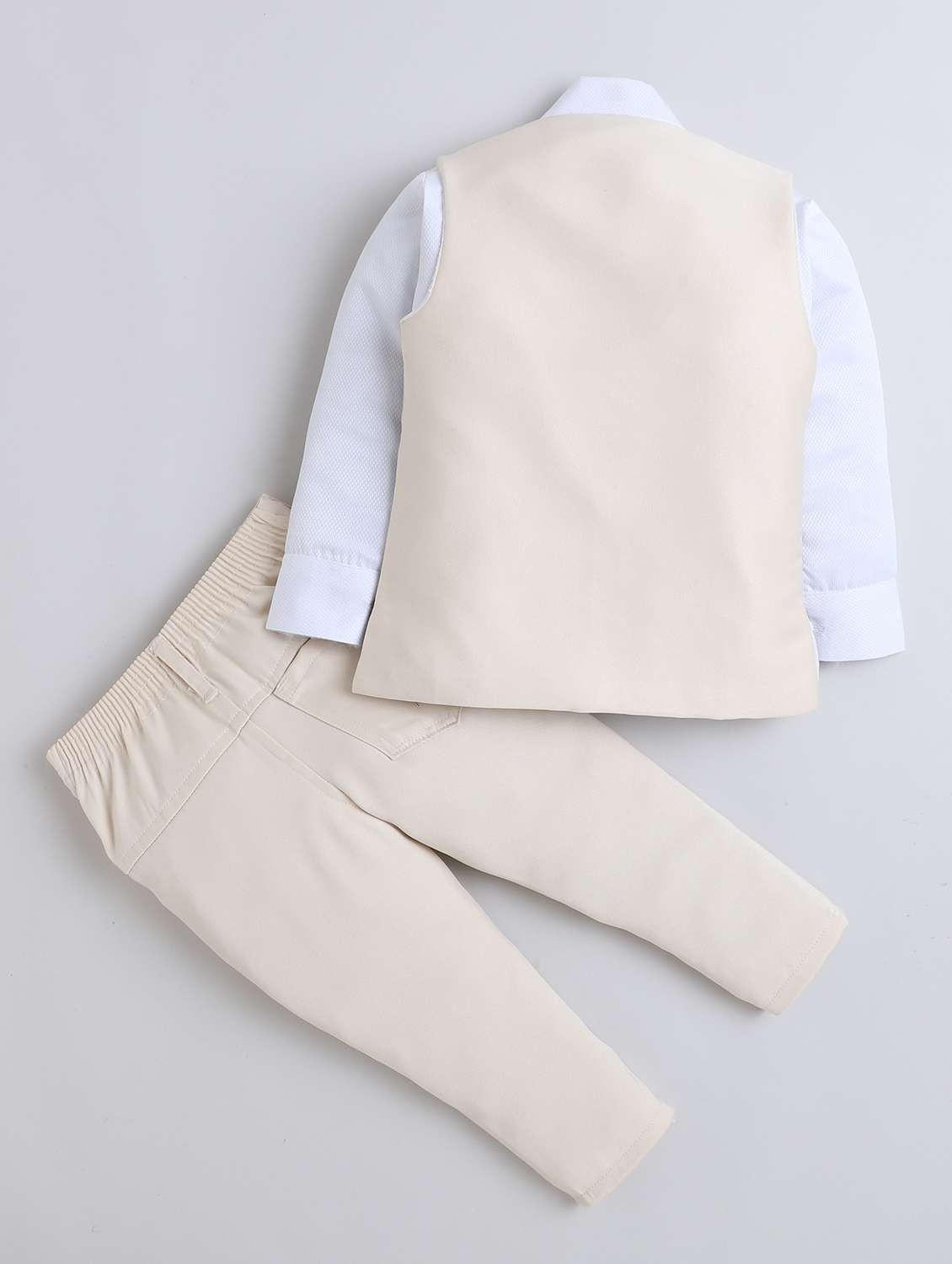 boys embroidered shirt and trouser with wasitcoat set - 22086692 -  Standard Image - 1