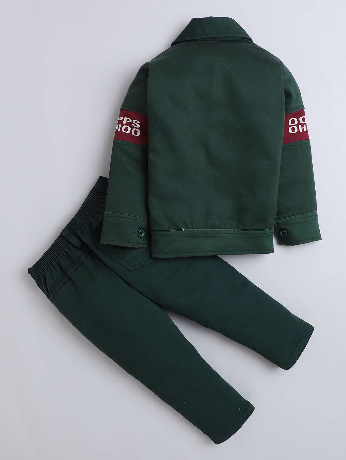 boys printed t-shirt and trouser with jacket set - 22086696 -  Standard Image - 1