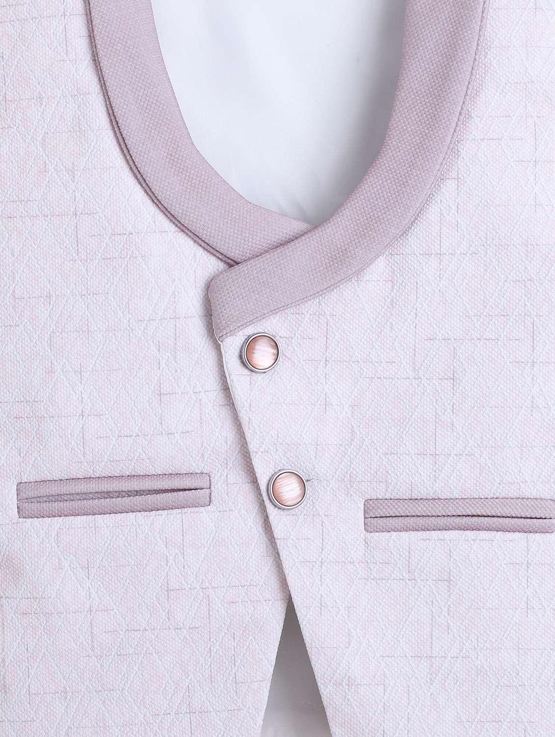 boys solid shirt and trouser with wasitcoat set - 22086699 -  Standard Image - 4