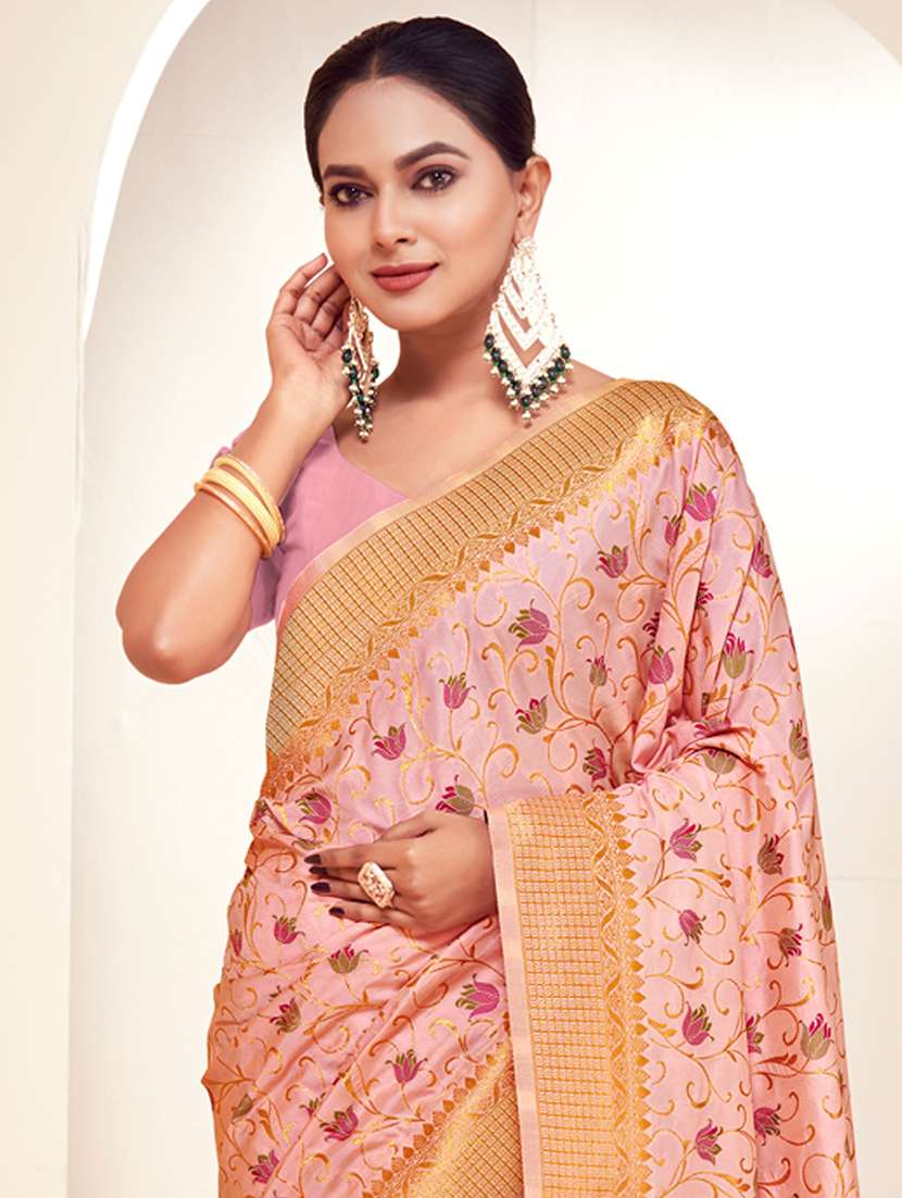 women self design banarasi saree with blouse - 22086708 -  Standard Image - 1