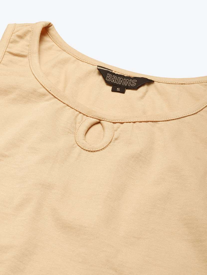 women solid sleeveless crop tank top - 22086830 -  Standard Image - 4