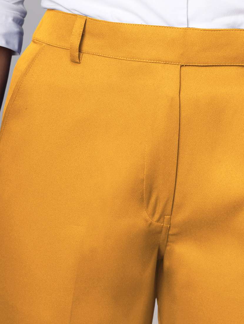 women solid high rise cigarette pants - 22086868 -  Standard Image - 6