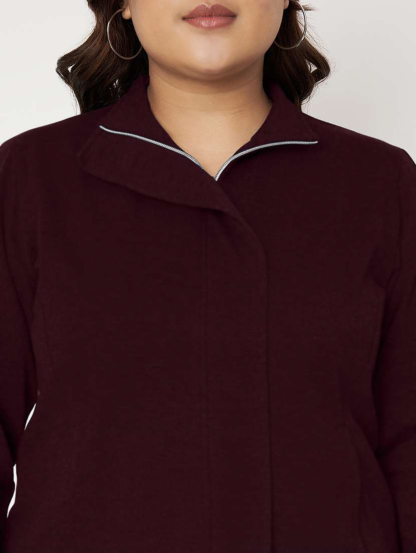 women plus size solid long sleeve sweatshirt - 22086876 -  Standard Image - 6