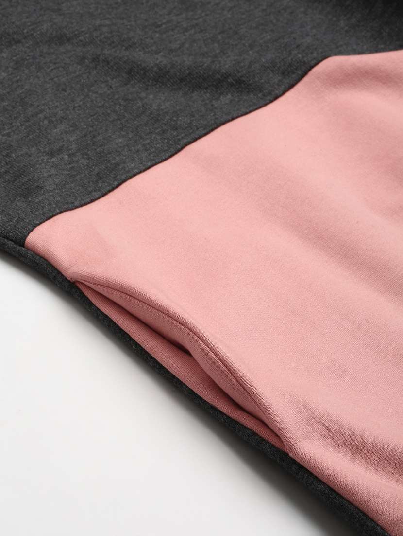 women color blocked long sleeve sweatshirt - 22086898 -  Standard Image - 4