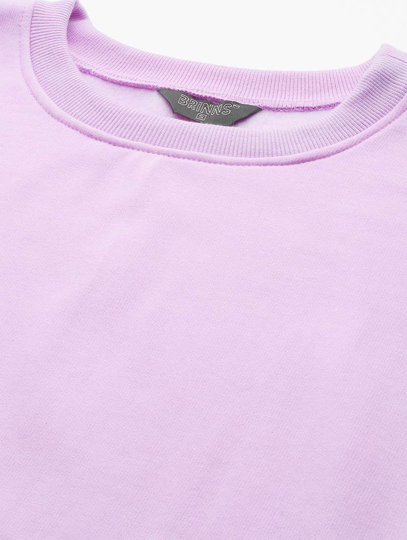 Women Solid Long Sleeve Sweatshirt - 22086929 -  Standard Image - 4