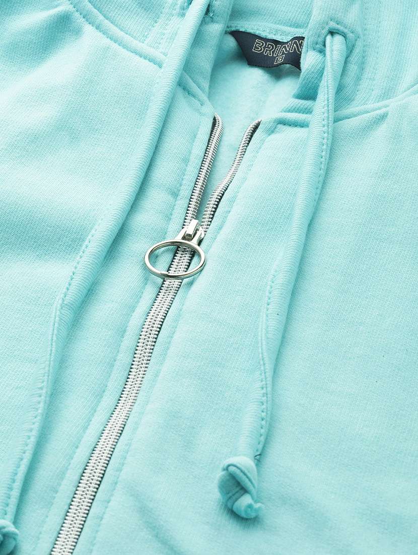 women solid sleeveless hooded sweatshirt - 22086932 -  Standard Image - 4