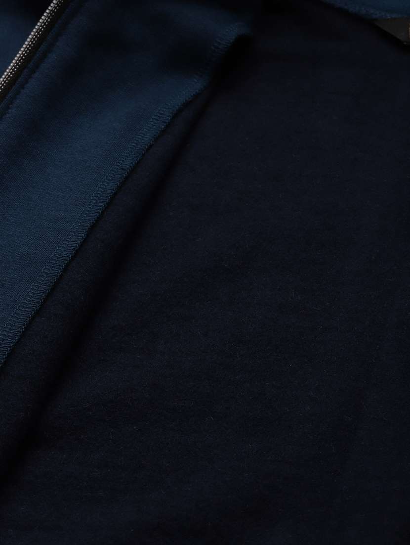 women solid long sleeve hooded sweatshirt - 22086940 -  Standard Image - 4