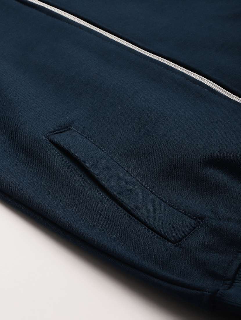 women solid long sleeve hooded sweatshirt - 22086940 -  Standard Image - 6