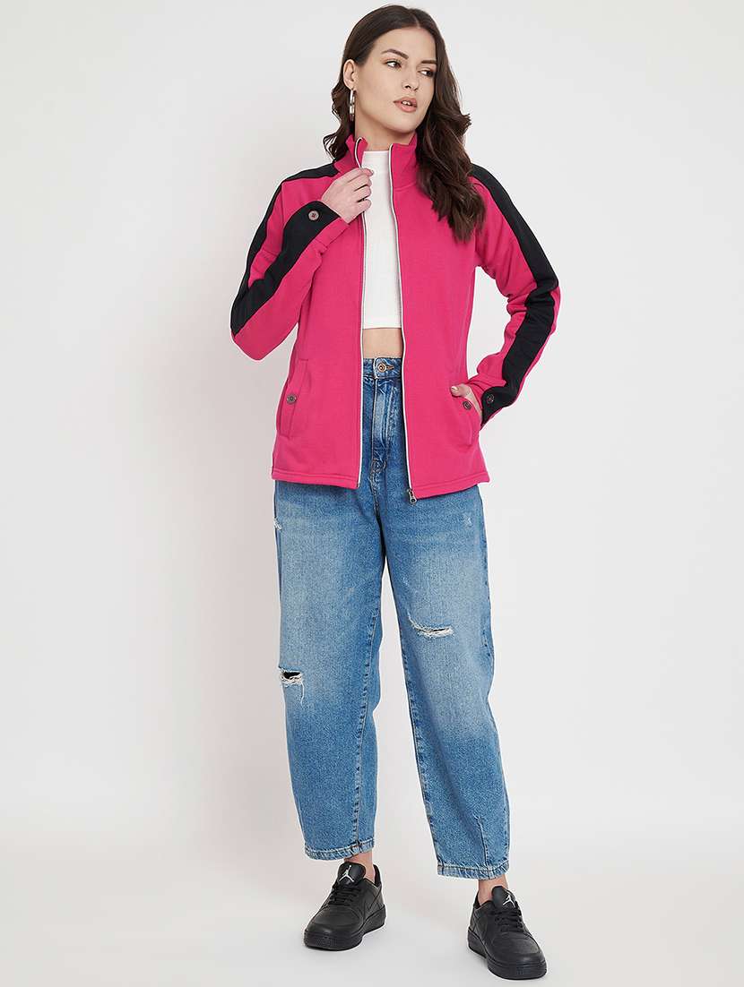 women tapered long sleeve sweatshirt - 22086955 -  Standard Image - 4