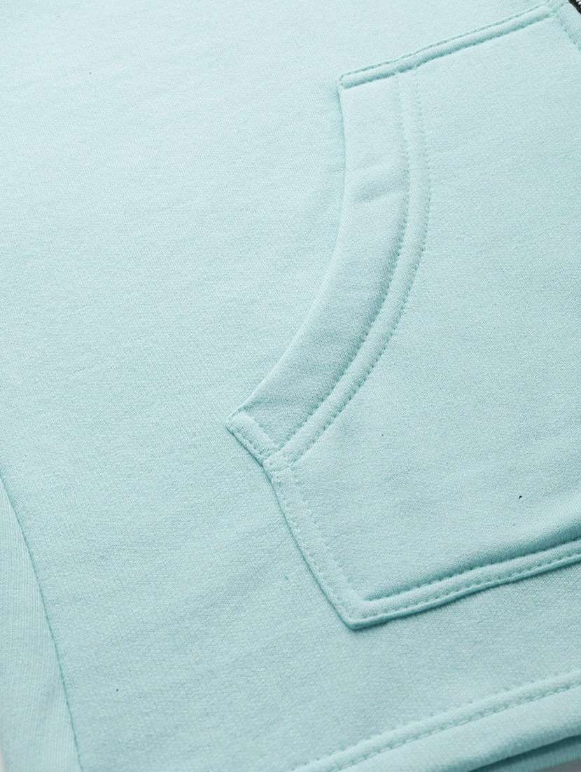 women color blocked long sleeve hooded sweatshirt - 22086960 -  Standard Image - 6