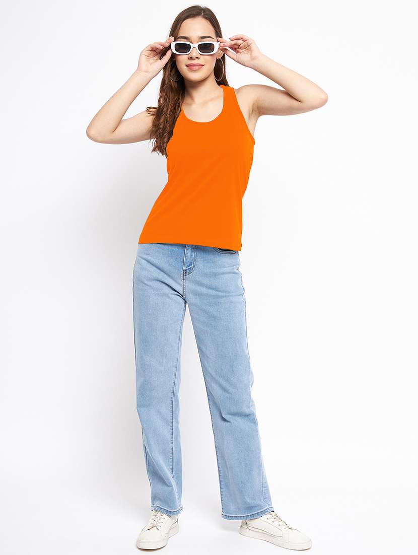 women solid sleeveless camisole - 22087002 -  Standard Image - 4