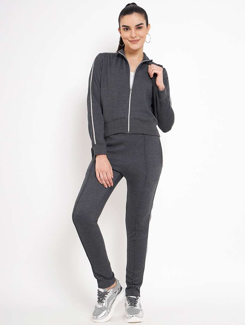 women solid mid rise yoga pants - 22087034 -  Standard Image - 4