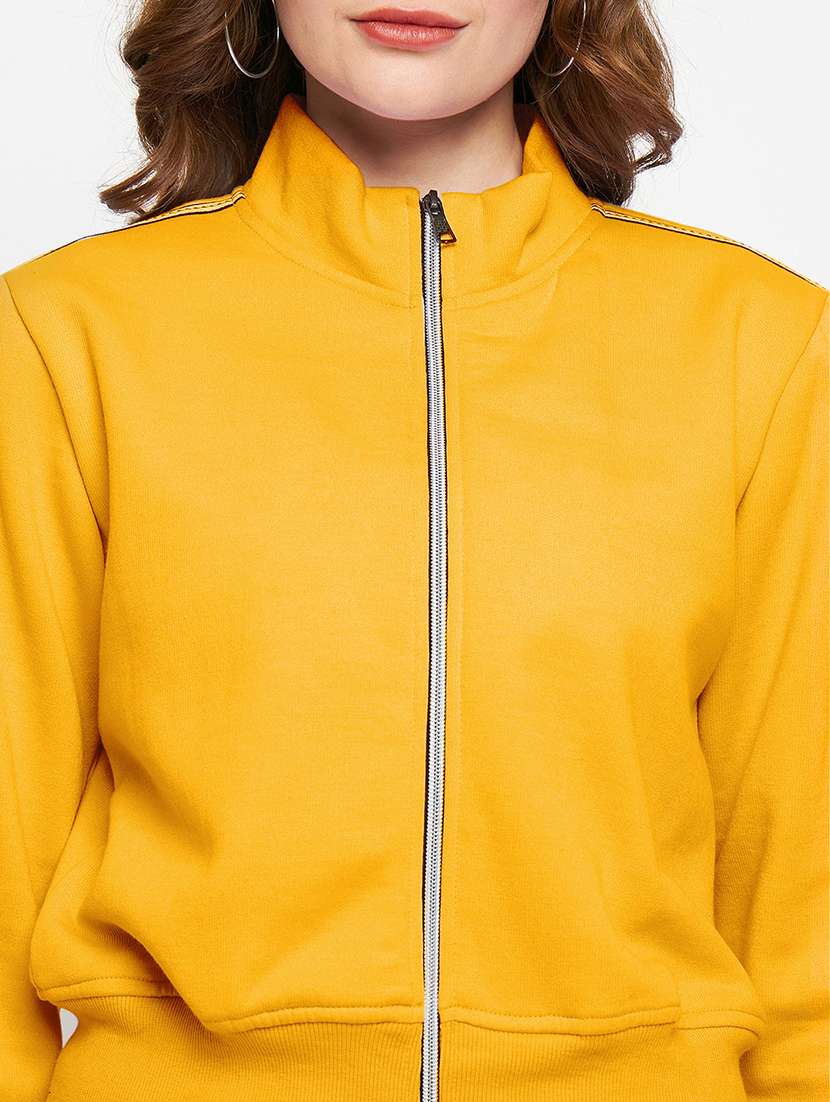 Women Solid Long Sleeve Long Sleeve Jacket - 22087067 -  Standard Image - 1