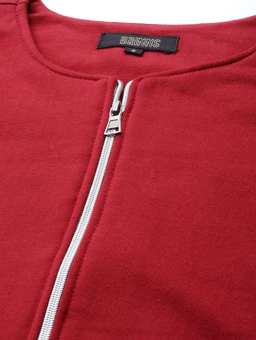 women solid short sleeve jacket - 22087072 -  Standard Image - 4