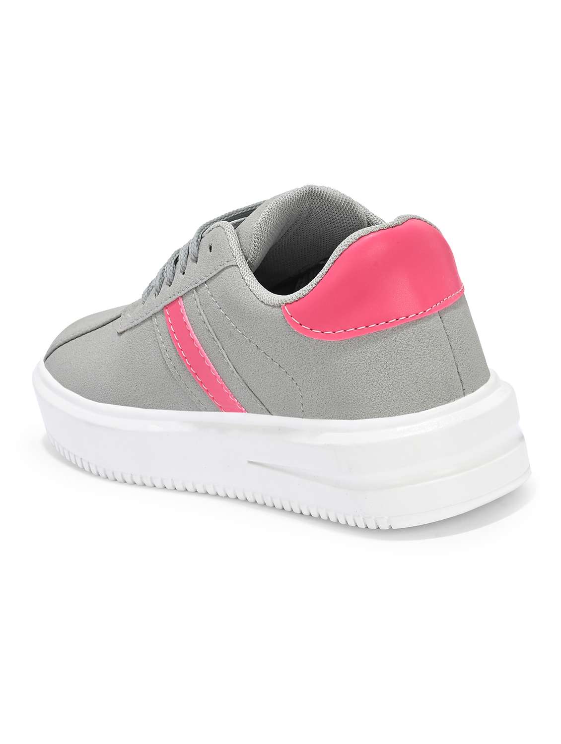 women grey lace-up sports shoe - 22087176 - Standard Image - 4