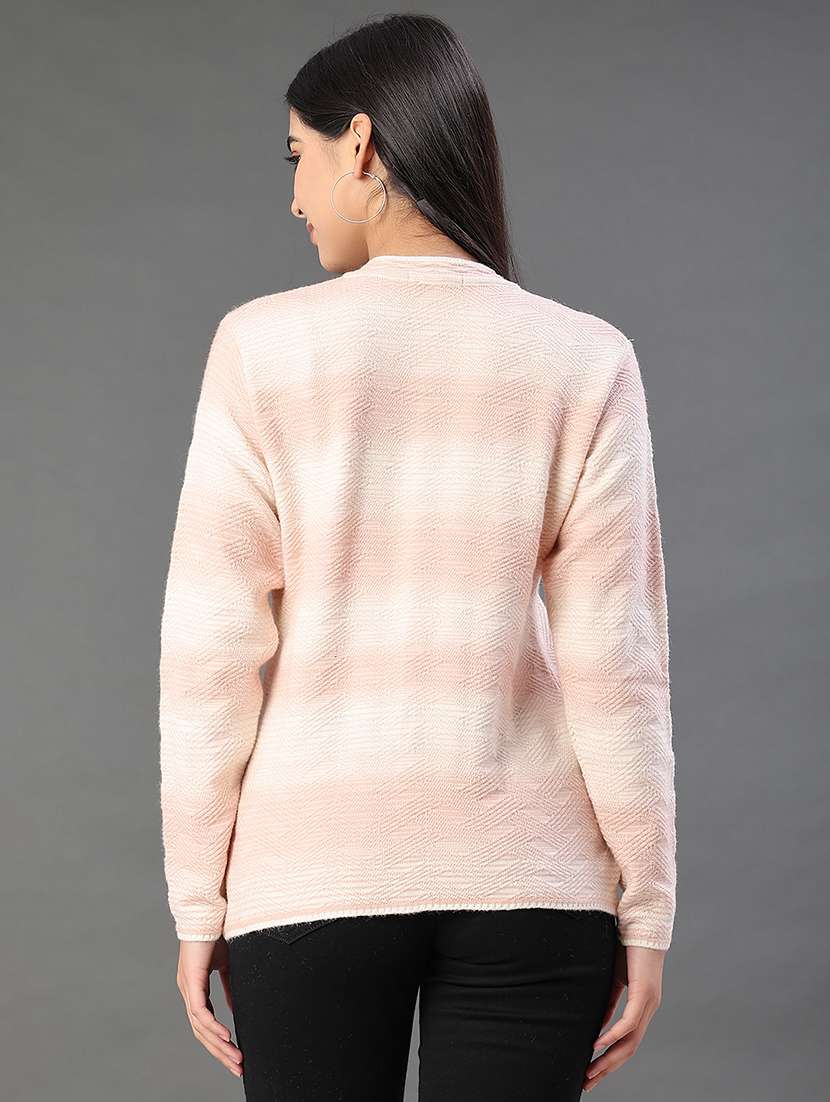 women self design long sleeve cardigan - 22087408 -  Standard Image - 4