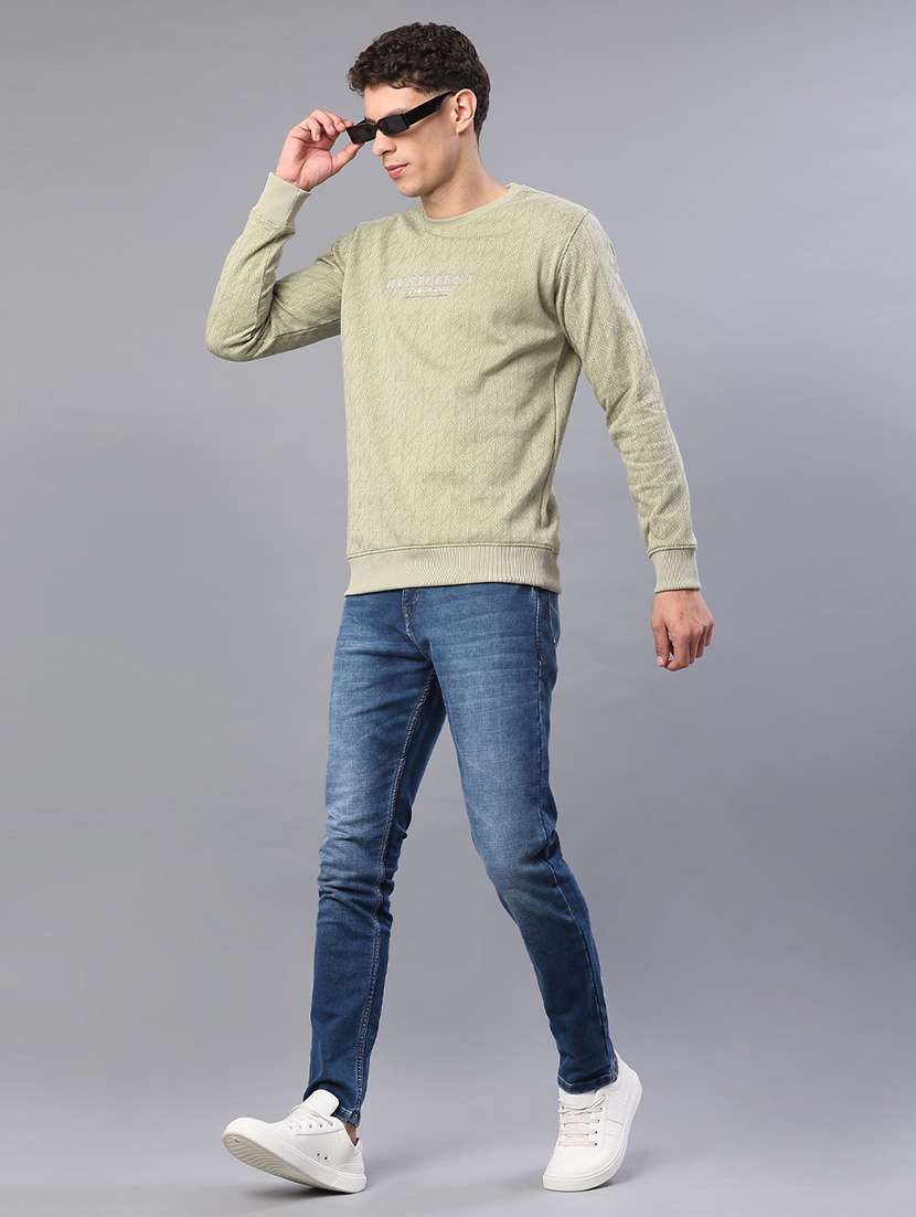 men printed long sleeve regular fit sweatshirt - 22087581 -  Standard Image - 4