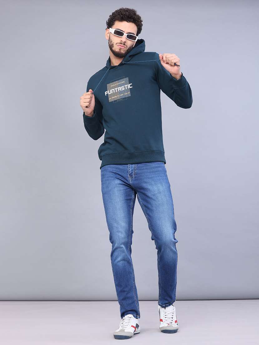 men chest print long sleeve regular fit sweatshirt - 22087582 -  Standard Image - 4