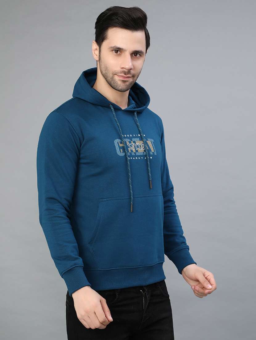 men chest print long sleeve regular fit sweatshirt - 22087584 -  Standard Image - 1