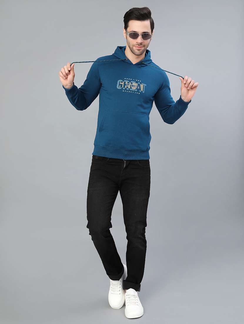 men chest print long sleeve regular fit sweatshirt - 22087584 -  Standard Image - 4