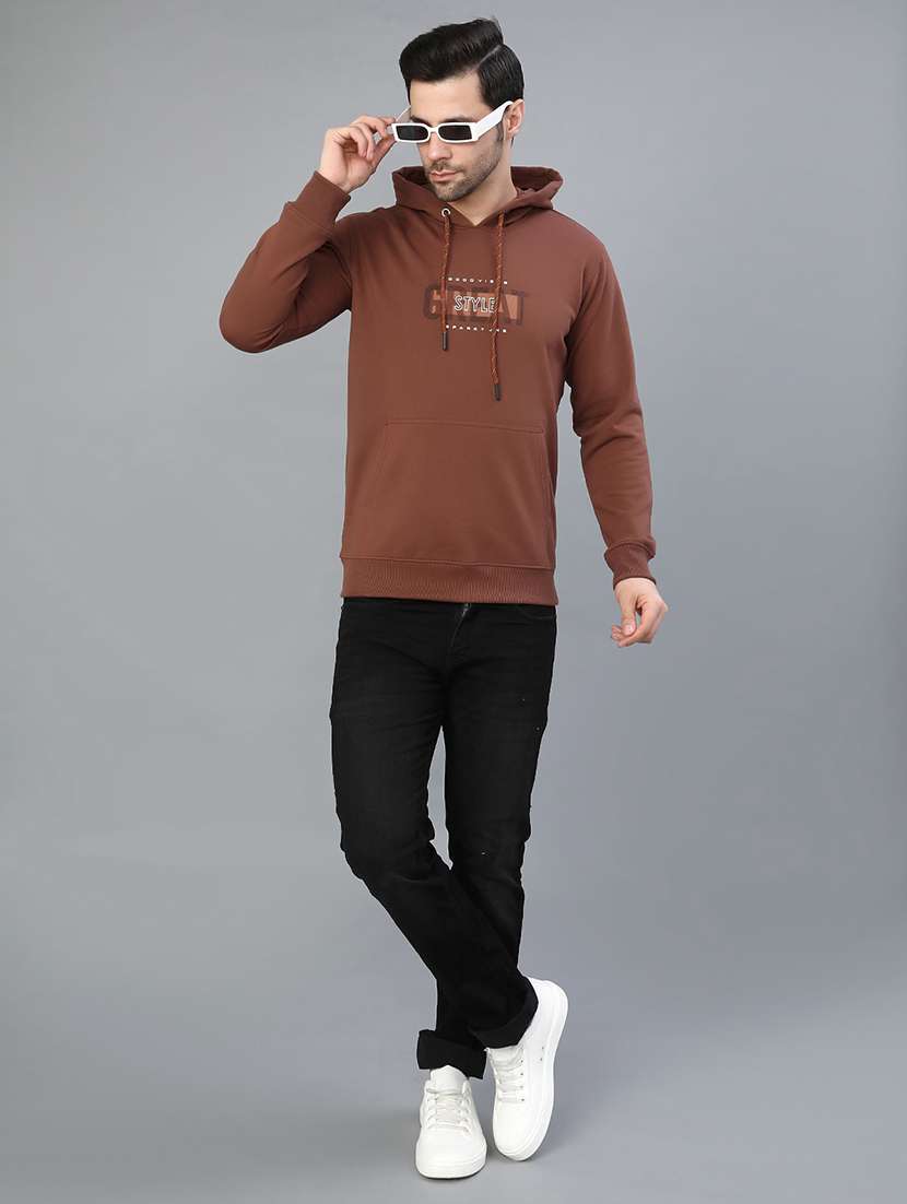 men chest print long sleeve regular fit sweatshirt - 22087585 -  Standard Image - 4