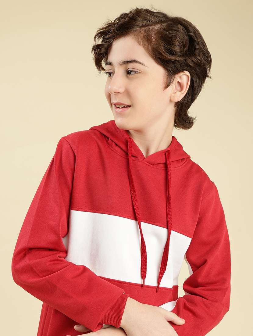 boys color block long sleeve sweatshirt - 22087961 -  Standard Image - 1
