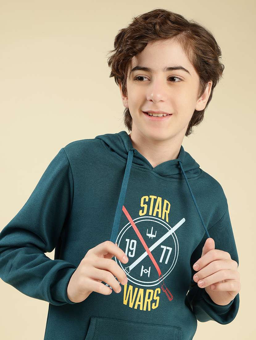 boys front print long sleeve sweatshirt - 22087962 -  Standard Image - 1