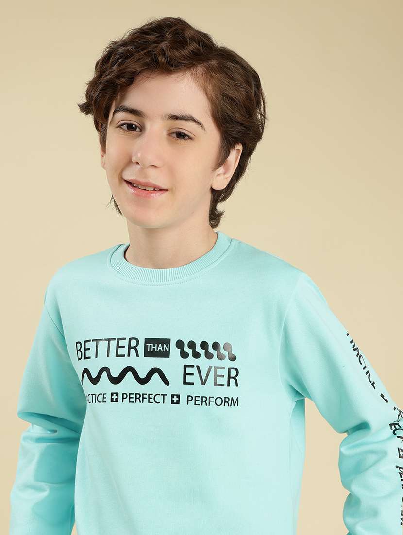 boys chest print long sleeve sweatshirt - 22087964 -  Standard Image - 1