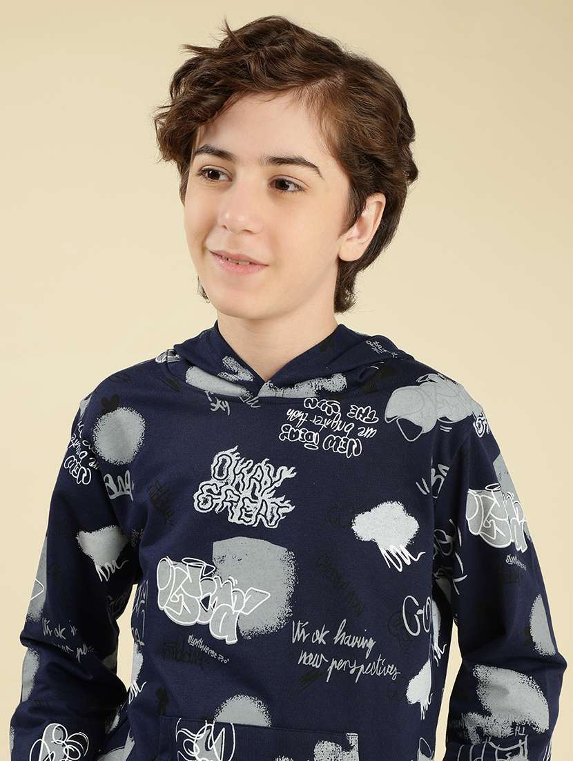 boys printed long sleeve sweatshirt - 22087968 -  Standard Image - 1