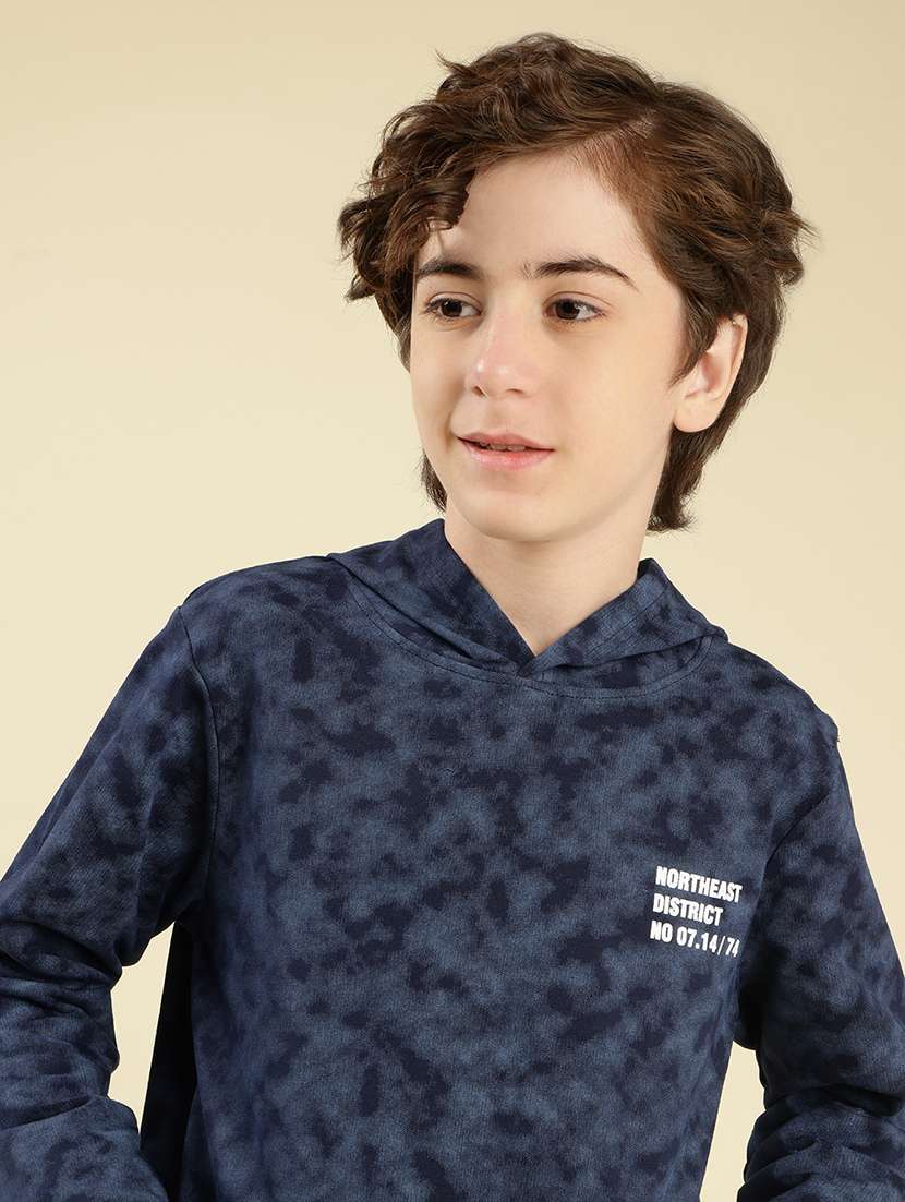boys back print long sleeve sweatshirt - 22087970 - Standard Image - 1
