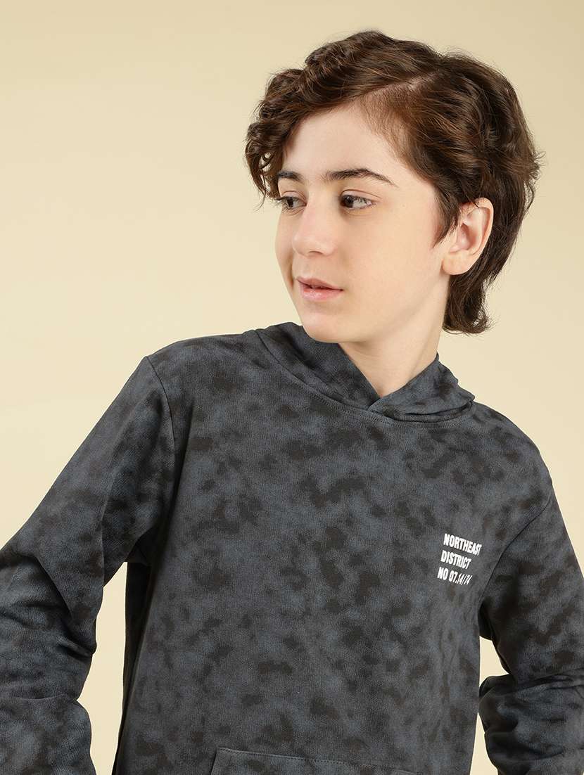 boys back print long sleeve sweatshirt - 22087971 - Standard Image - 1