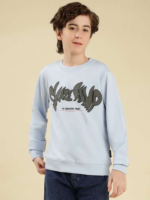 boys chest print long sleeve sweatshirt - 22087974 -  Standard Image - 0
