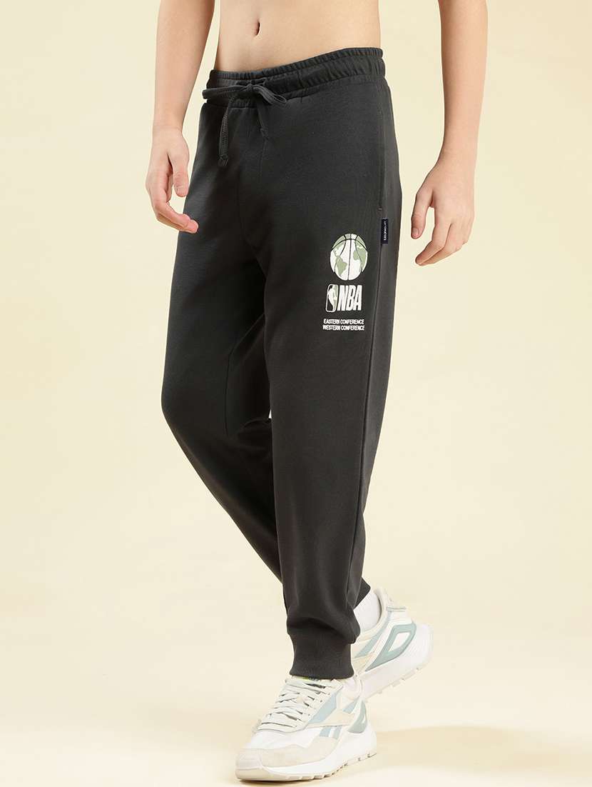 boys solid mid rise winterwear jogger - 22087989 - Standard Image - 1