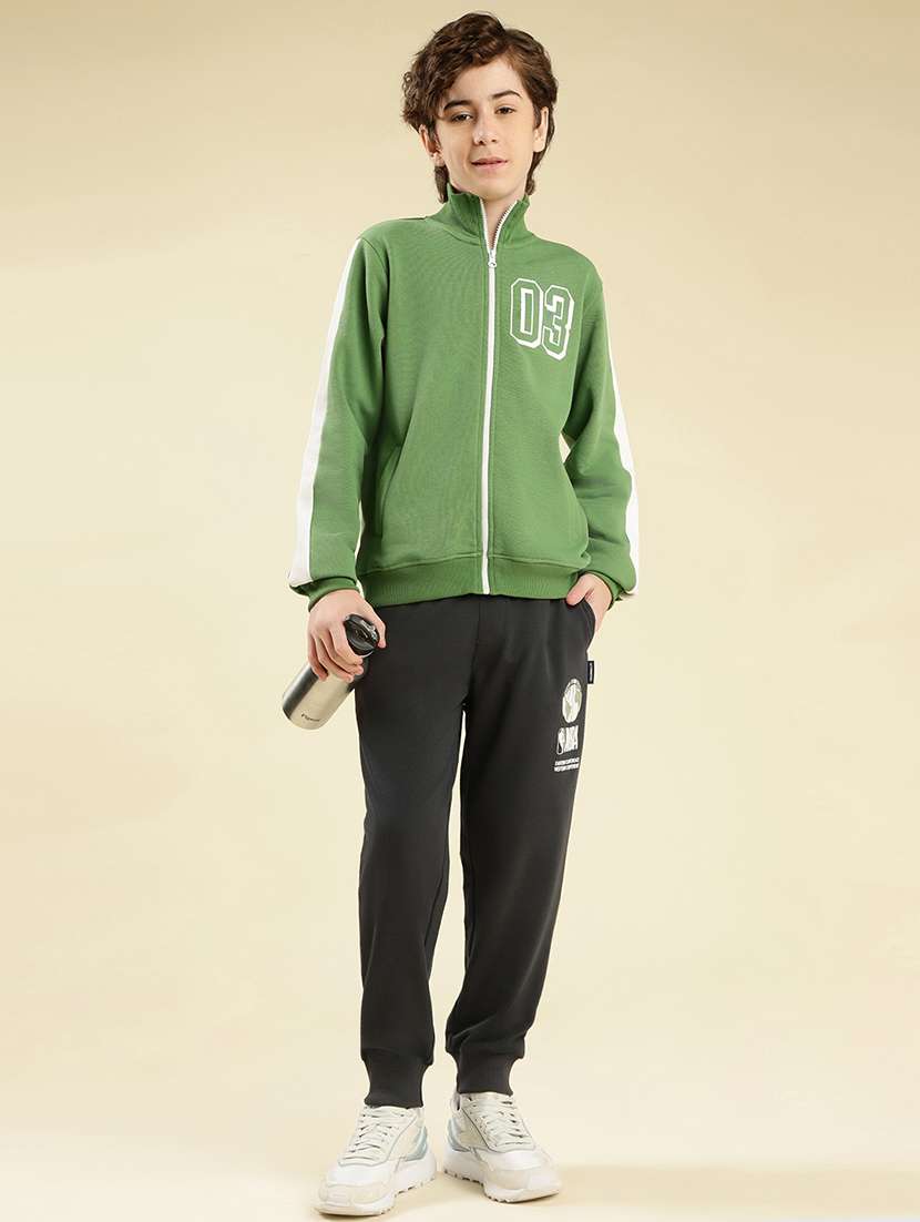 boys solid mid rise winterwear jogger - 22087989 - Standard Image - 4