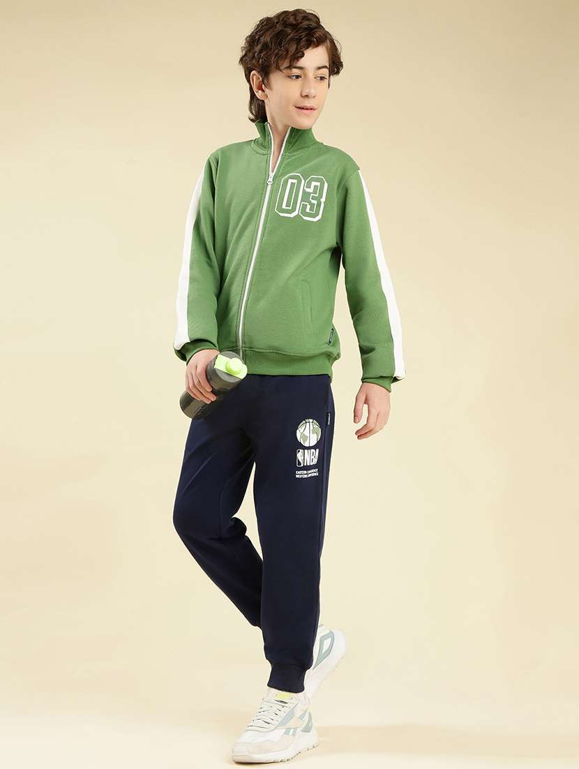 boys solid mid rise winterwear jogger - 22087990 - Standard Image - 4