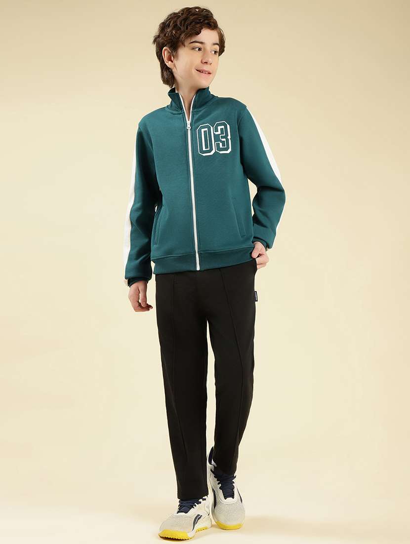 boys solid mid rise winterwear trackpant - 22087992 - Standard Image - 4