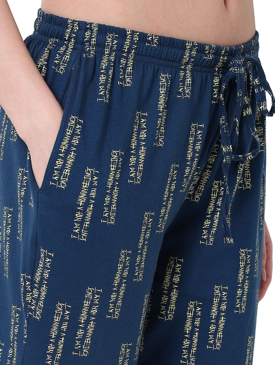 women printed mid rise pajama - 22088002 - Standard Image - 4