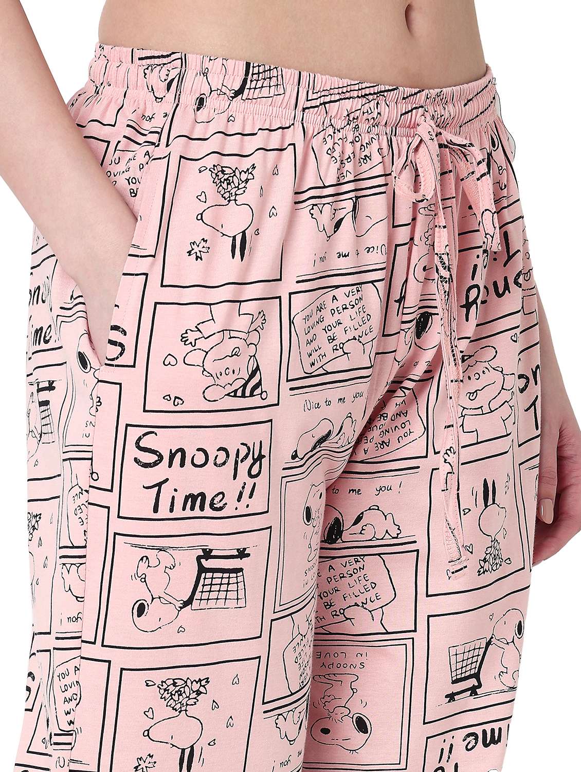 women printed mid rise pajama - 22088004 - Standard Image - 4