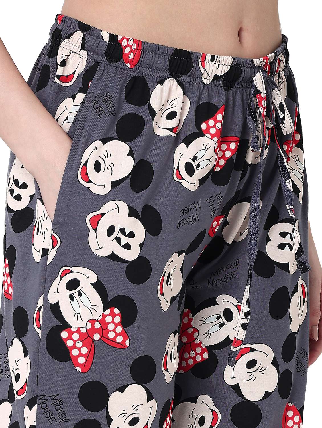 women printed mid rise pajama - 22088005 - Standard Image - 4