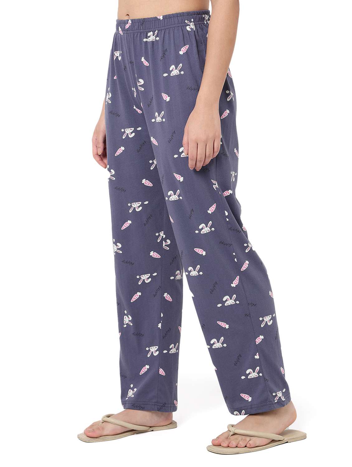 women printed mid rise pajama - 22088006 -  Standard Image - 1