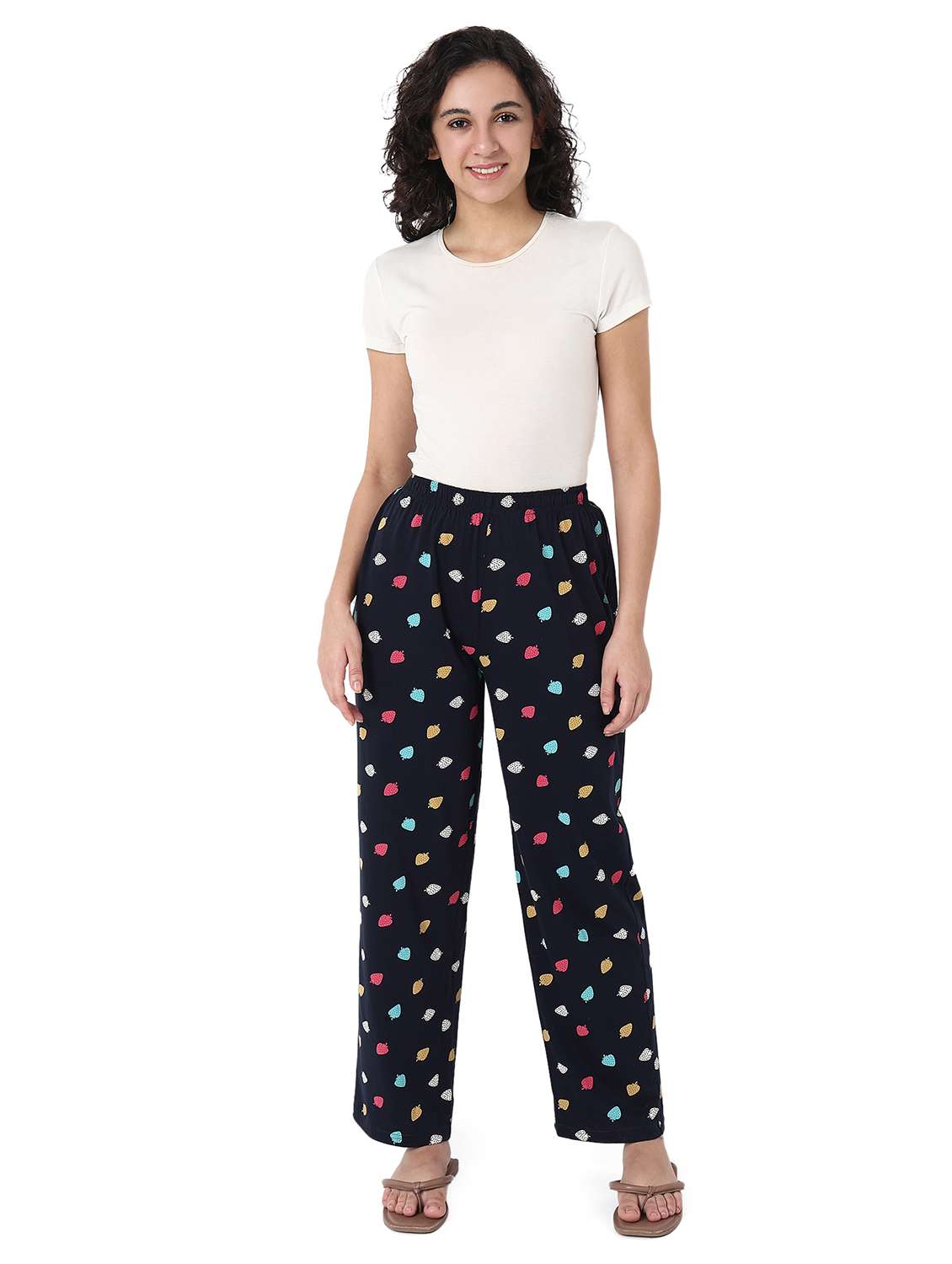 women printed mid rise pajama - 22088007 -  Standard Image - 4