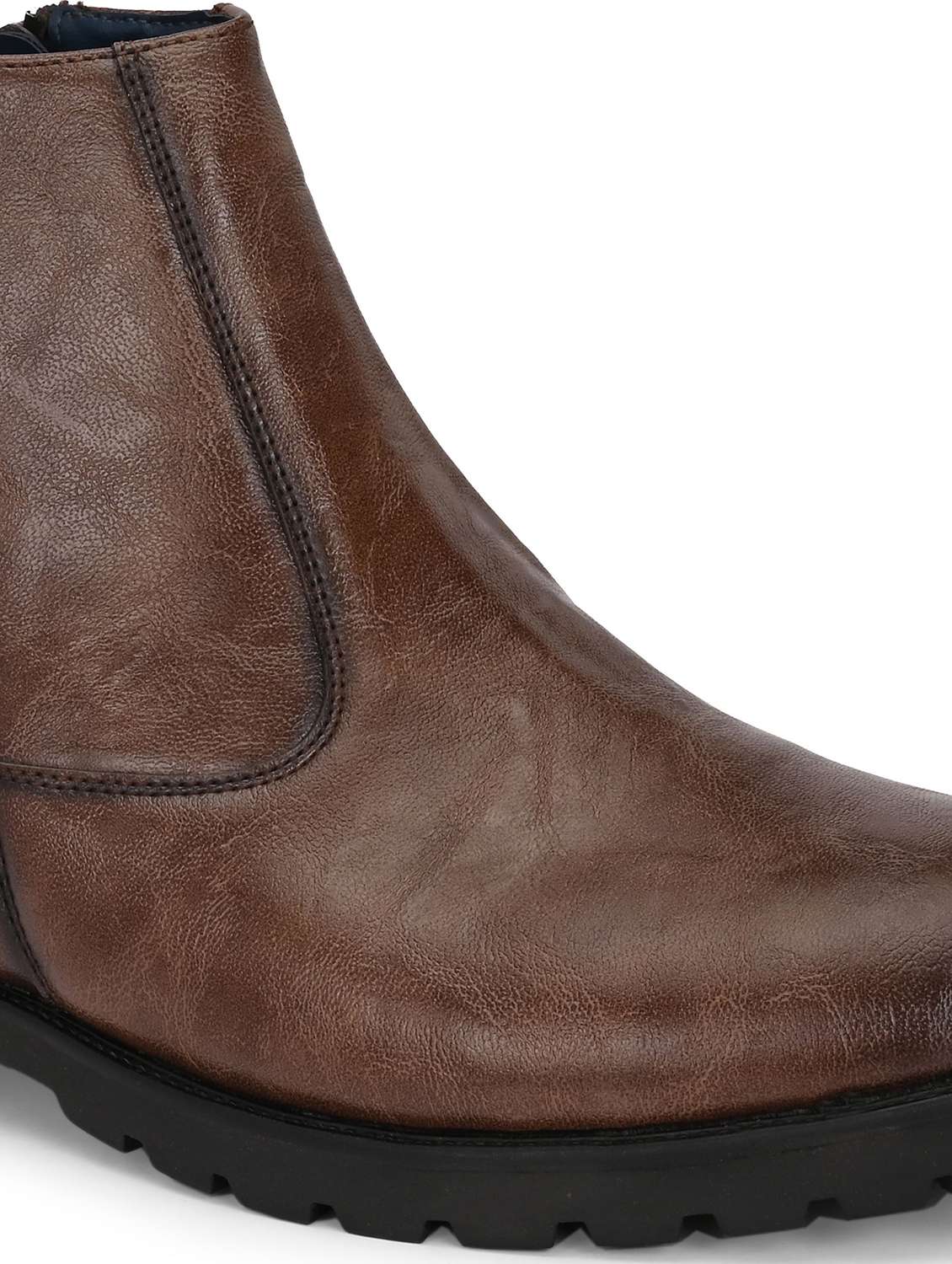 men brown slip on boot - 22088015 - Standard Image - 4
