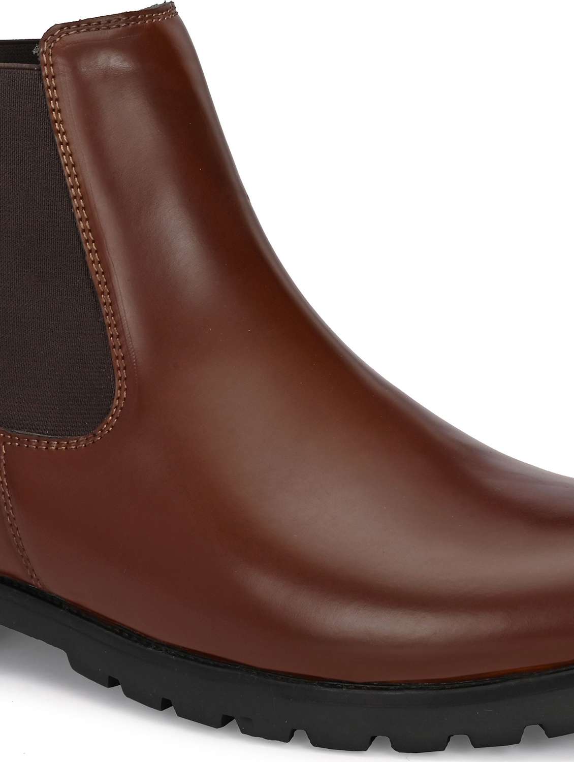 men brown slip on boot - 22088017 -  Standard Image - 4