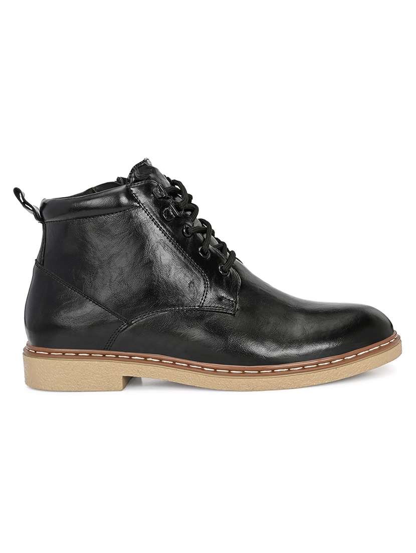 men black lace up boot - 22088018 - Standard Image - 1