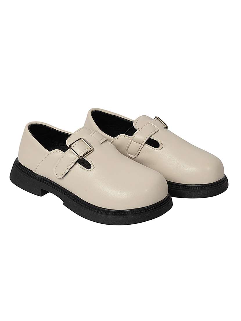 kids beige solid slip on loafer - 22088027 -  Standard Image - 1